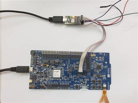 Attach the 8 Pin Connector from the Blackmagic Probe with the Debug in headers on the NRF52DK. . Nrf52 programmer